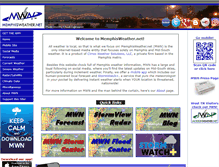Tablet Screenshot of memphisweather.net